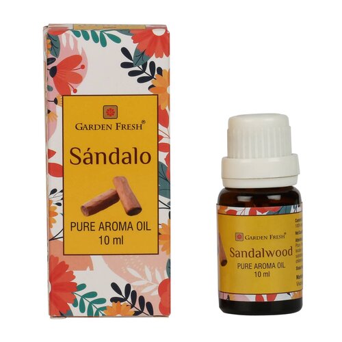 Аромамасло Сандаловое дерево (Sandal Wood Pure Aroma Oil), Garden Fresh, 10 мл.