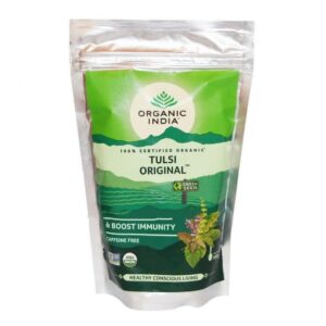 chaj tulasi organik indiya tulsi original organic india 100 gr