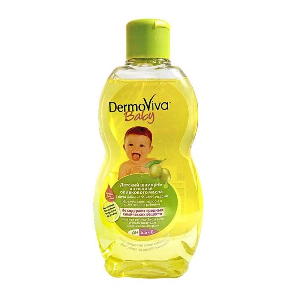 Шампунь для волос Дабур "Детство" на основе оливкового масла ДермоВива (DermoViva), Dabur, 200мл.