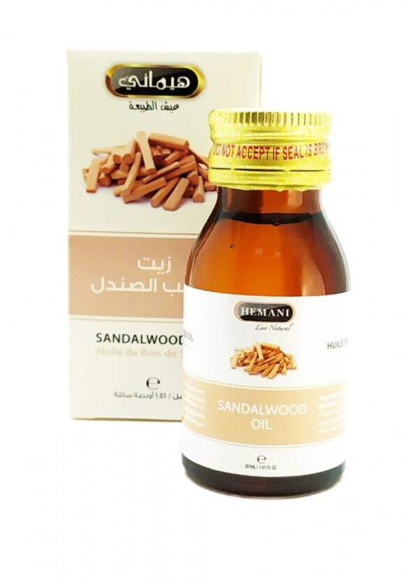 sandalovoe maslo 30ml hemani sandalwood oil