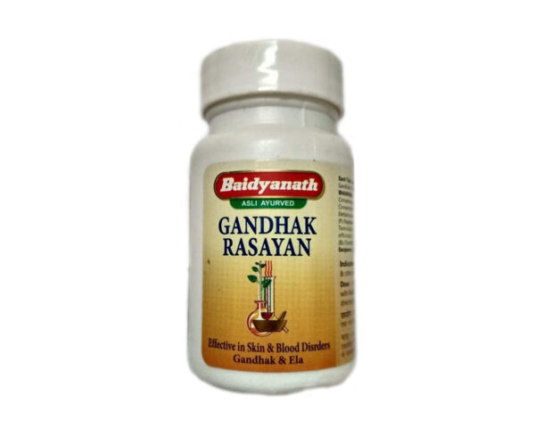 Гандхак Расаяна (Gandhak Rasayan), Baidyanath, 40 таб.