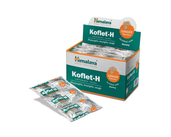 Кофлет леденцы от кашля Имбирь (Koflet-H) Himalaya, 6 шт.