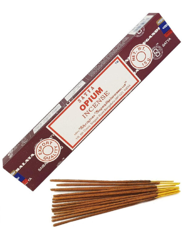 Благовония Черный Опиум/Satya Opium, 12 шт