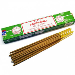 Благовония ПАЧУЛИ Satya Patchouli Incense, упаковка 12 штук — натуральные аюрведические благовония для ароматерапии и медитации