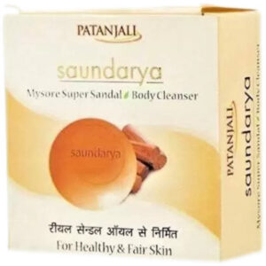 МЫЛО САУНДАРЬЯ САНДАЛ (SAUNDARYA MYSORE SUPER SANDAL PATANJALI soap) 75 ГР