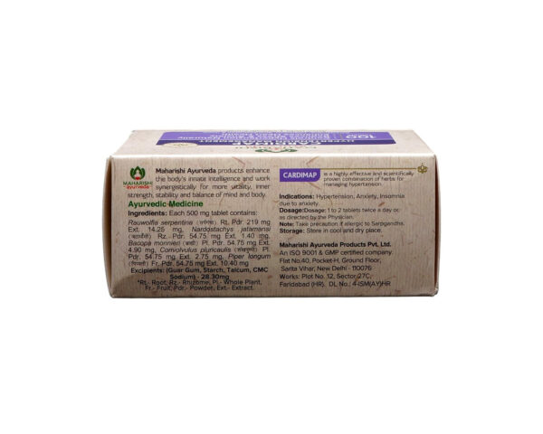 Кардимап (Cardimap), Maharishi Ayurveda, 100 таб. — изображение 2