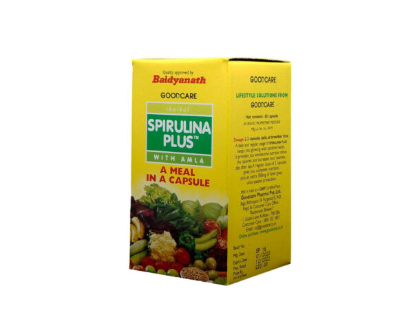 Спирулина плюс (Spirulina Plus), Baidyanath, 60 таб.
