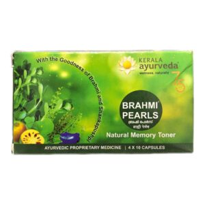 Брахми Перлс Brahmi Pearls Capsule Kerala Ayurveda 40 капсул