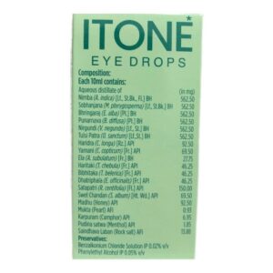 Айтон (Itone Eye Drops Dey's) 10 мл - аюрведический уход за глазами