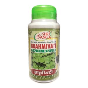 Брахми Вати Shri Ganga Brahmi Vati 200 таблеток аюрведа для памяти мозга и нервной системы