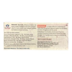 Дизомап (Dizomap Maharishi Ayurveda) 100 таб - аюрведа для пищеварения и метаболизма