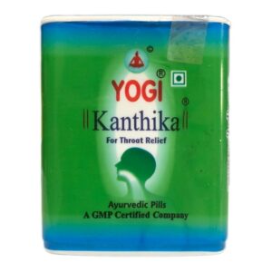 Йоги Кантика драже для горла Yogi Kanthika Yogi Ayurvedic натуральные аюрведические шарики для рассасывания от боли и першения в горле