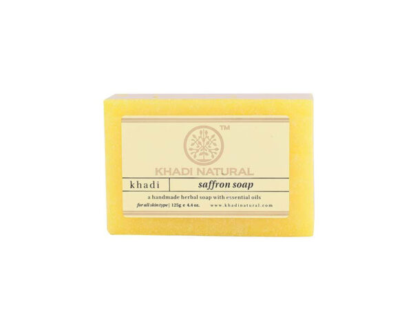 Мыло ручной работы с шафраном (Saffron Soap), Khadi