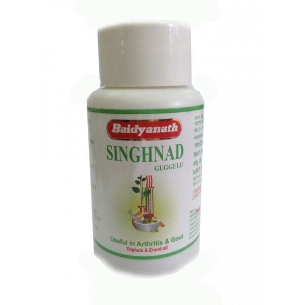 Сингхад гуггул (Singhnad Guggulu), Baidyanath, 80 таб