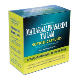 Махараджапрасарини Тайлам капсулы — аюрведическое средство для лечения заболеваний Вата-доши, невралгии, артрита, невритов, паралича