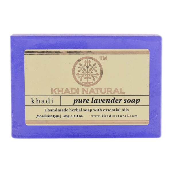Мыло с лавандой (Pure Lavender Soap Khadi) 125 гр