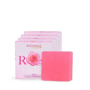 Мыло натуральное роза (Rose Body Cleanser soap Patanjali) 125 гр