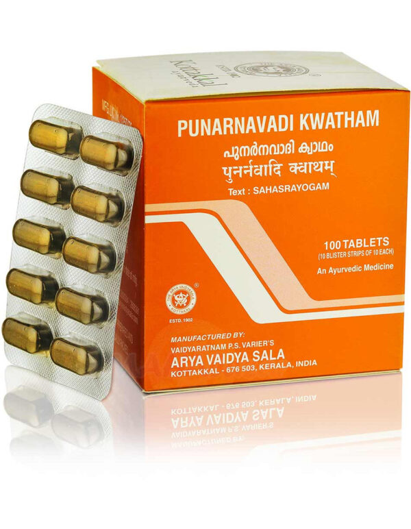 Пунарнавади кватхам (Punarnavadi Kwatham), Kottakkal, 100 таб.