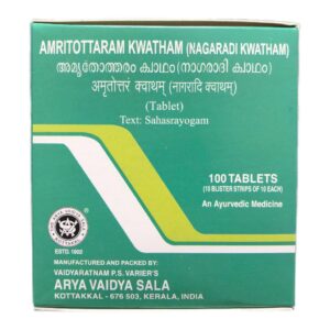 Амритоттарам кватхам (Amritottaram Kwatham Kottakkal) 100 таб