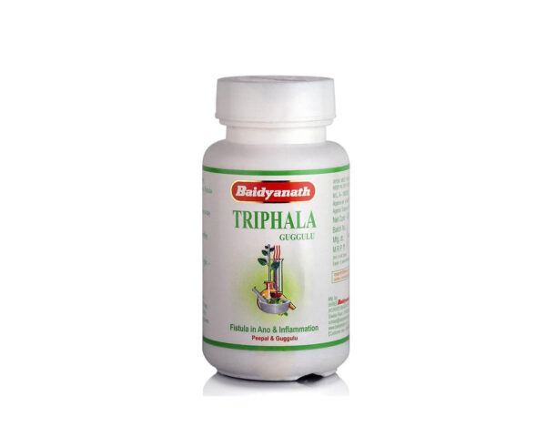Трифала Гуггул (Triphala guggulu), Baidyanath, 80 таб.
