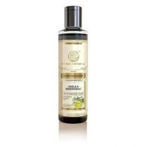 Шампунь Амла и Бринградж Khadi Natural 210 мл – аюрведический шампунь для укрепления и роста волос