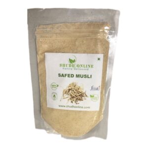 Сафед Мусли порошок 100 г Shudh Online – аюрведическое средство для энергии, силы и выносливости