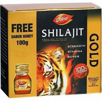 Шиладжит Голд Дабур (Shilajit Gold Dabur) 20 капс 1 шиладжит голд
