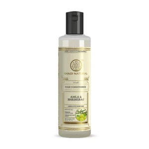 Кондиционер для волос Амла и Брингарадж (Khadi Natural Amla & Bhringraj Hair Conditioner) 210 мл для восстановления и укрепления волос