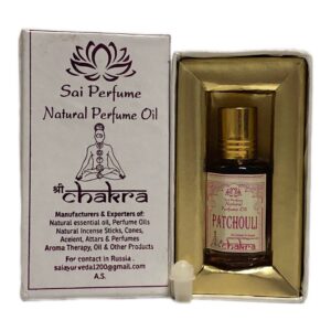 Масляные духи ПАЧУЛИ (Sai Perfume Natural Oil PATCHOULI Shri Chakra) 10 мл