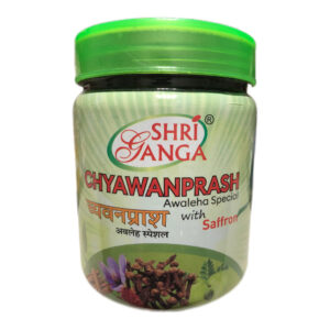 Чаванпраш Шри Ганга с шафраном 500 г аюрведический эликсир для иммунитета и энергии