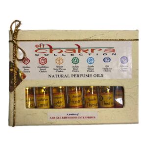 ЧАКРА КОЛЛЕКШН Набор ароматических масел для 7 чакр Chakra Collection натуральные масляные духи для медитации и ароматерапии