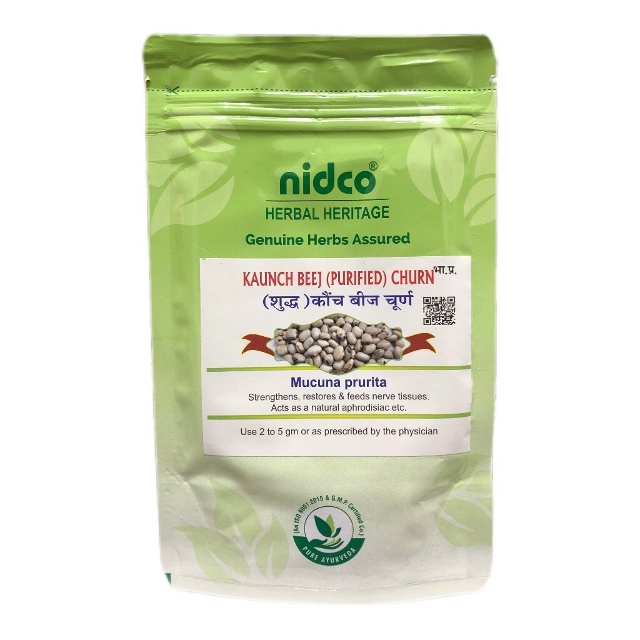 Капикачху порошок (Kоnch beej powder Nidco) 50 г — L-допа, энергия и нервная система 1 Капикачху порошок Nidco 50 г — L-допа, энергия и нервная система