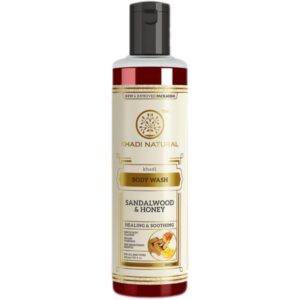Гель для душа Сандал и Мёд (Khadi Natural Sandalwood & Honey Body Wash) 210 мл