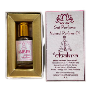 Масляные духи АМБЕР (Sai Perfume Natural Oil AMBER Shri Chakra) 10 мл