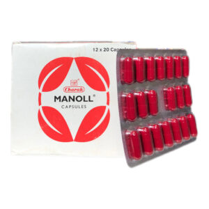 Манолл Charak Manoll 20 капсул — аюрведическое средство для иммунитета и восстановления организма